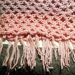 Hand crocheted baby blanket